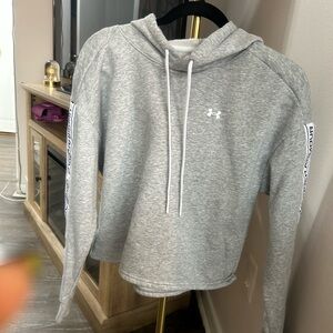 Under Armour Light Gray Pullover Hoodie